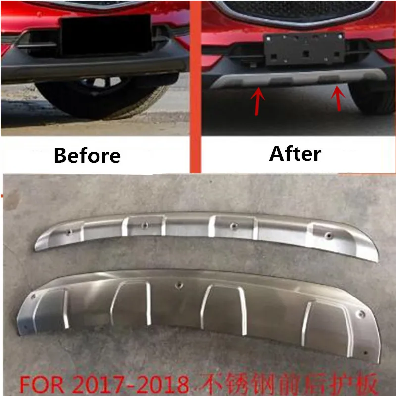 Автомобильные детали из нержавеющей стали, передний + задний бампер, диффузор, защита, противоскользящая пластина для новой MAZDA CX-5 CX5 2017 2018
Автомобильные детали из нержавеющей стали, передний + задний бампер, диффузор, защита, противоскользящая пластина для новой MAZDA CX-5 CX5 2017 2018