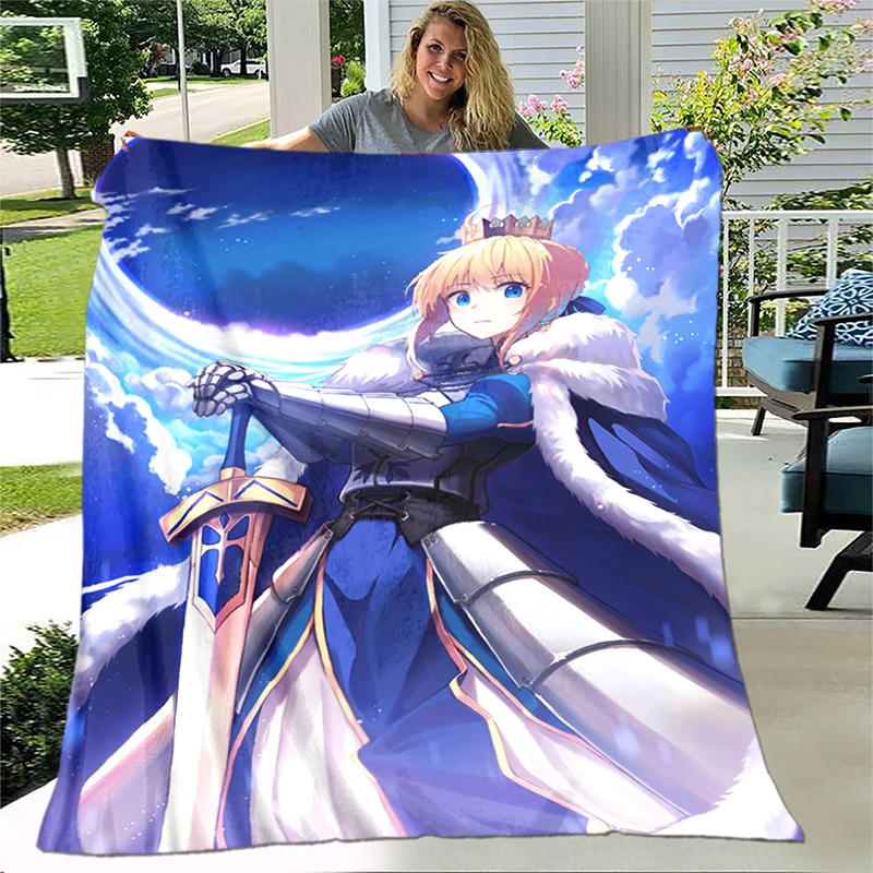 Fate Soft Plush Sofa Bed Throwing Cartoon Picnic Blankets Modern Flannel Blanket Cover Gedruckt Bettdecke Geschenk
Fate Soft Plush Sofa Bed Throwing Cartoon Picnic Blankets Modern Flannel Blanket Cover Gedruckt Bettdecke Geschenk