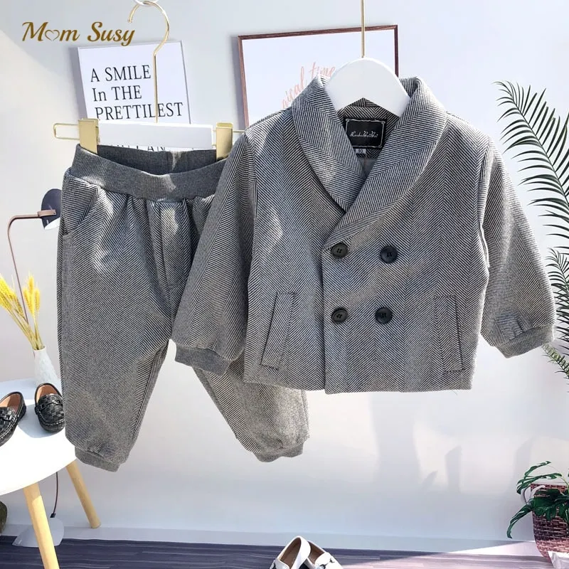 Baby Boy Girl Clothes Set Suit Jacket+Pant 2PCS Infant Toddler Baby High Quality Suit Blazer Jacket Suit Baby Clothes 1-7Y
Baby Boy Girl Clothes Set Suit Jacket+Pant 2PCS Infant Toddler Baby High Quality Suit Blazer Jacket Suit Baby Clothes 1-7Y
