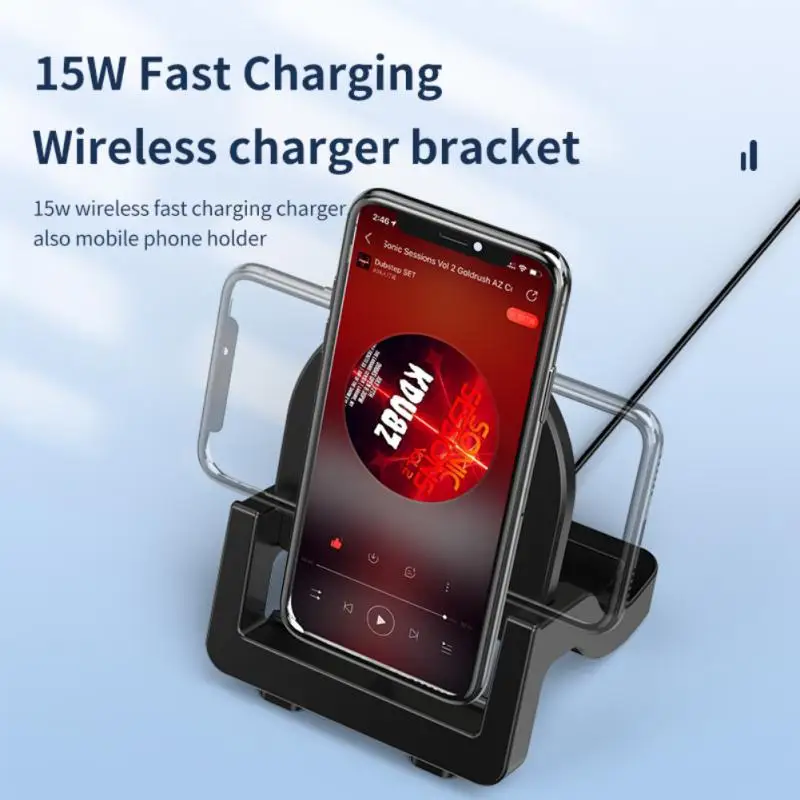 Wireless Charger Phone Holder For IPhone 13 12 Pro X High Power Fast Charging Dock Station For HUAWEI Xiaomi Phone Holder Stand
Wireless Charger Phone Holder For IPhone 13 12 Pro X High Power Fast Charging Dock Station For HUAWEI Xiaomi Phone Holder Stand