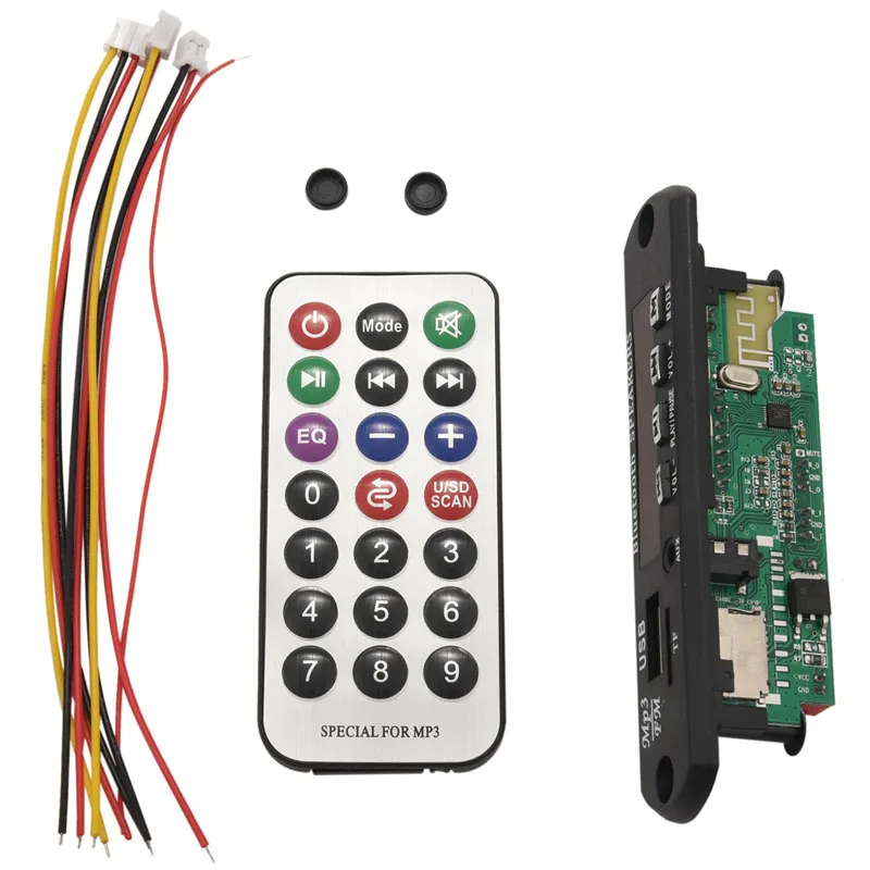 Wireless Bluetooth 12V Mp3 Wma Decoder Board Audio Module Usb Tf Radio Fm Aux For Car Accessories
Wireless Bluetooth 12V Mp3 Wma Decoder Board Audio Module Usb Tf Radio Fm Aux For Car Accessories