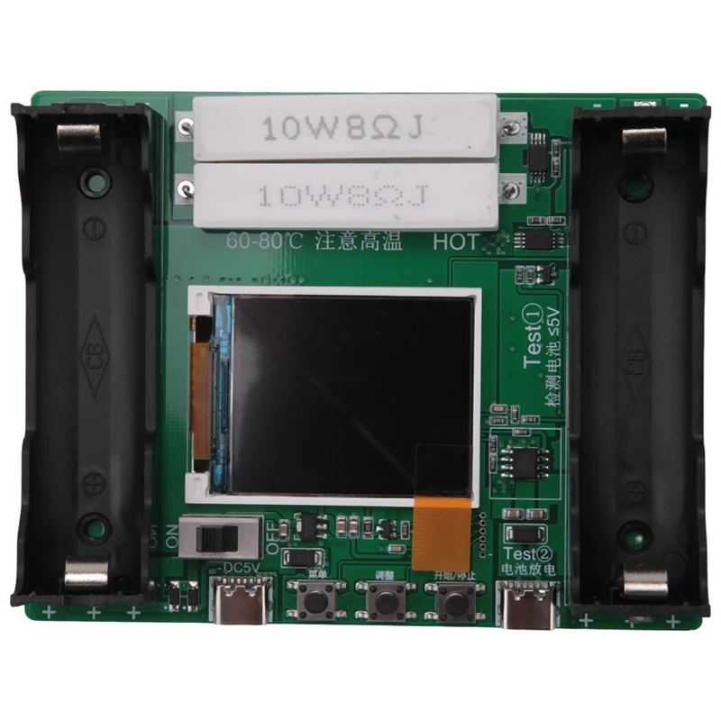 18650 Lithium Battery Measurement Internal Resistance Tester LCD Digital Display Capacity Tester Module
18650 Lithium Battery Measurement Internal Resistance Tester LCD Digital Display Capacity Tester Module