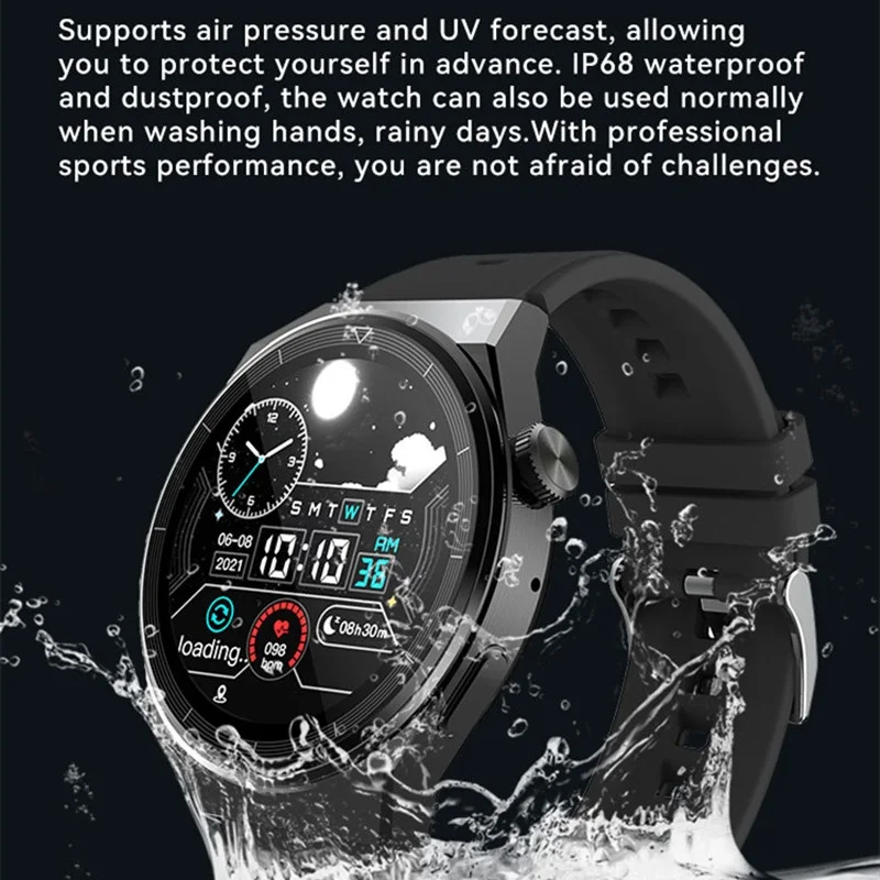 

GT3 Pro Smartwatch Sedentary Reminder Life Waterproof Health Monitoring Bluetooth Talk Remote Control Photo Wristband Smartwatch