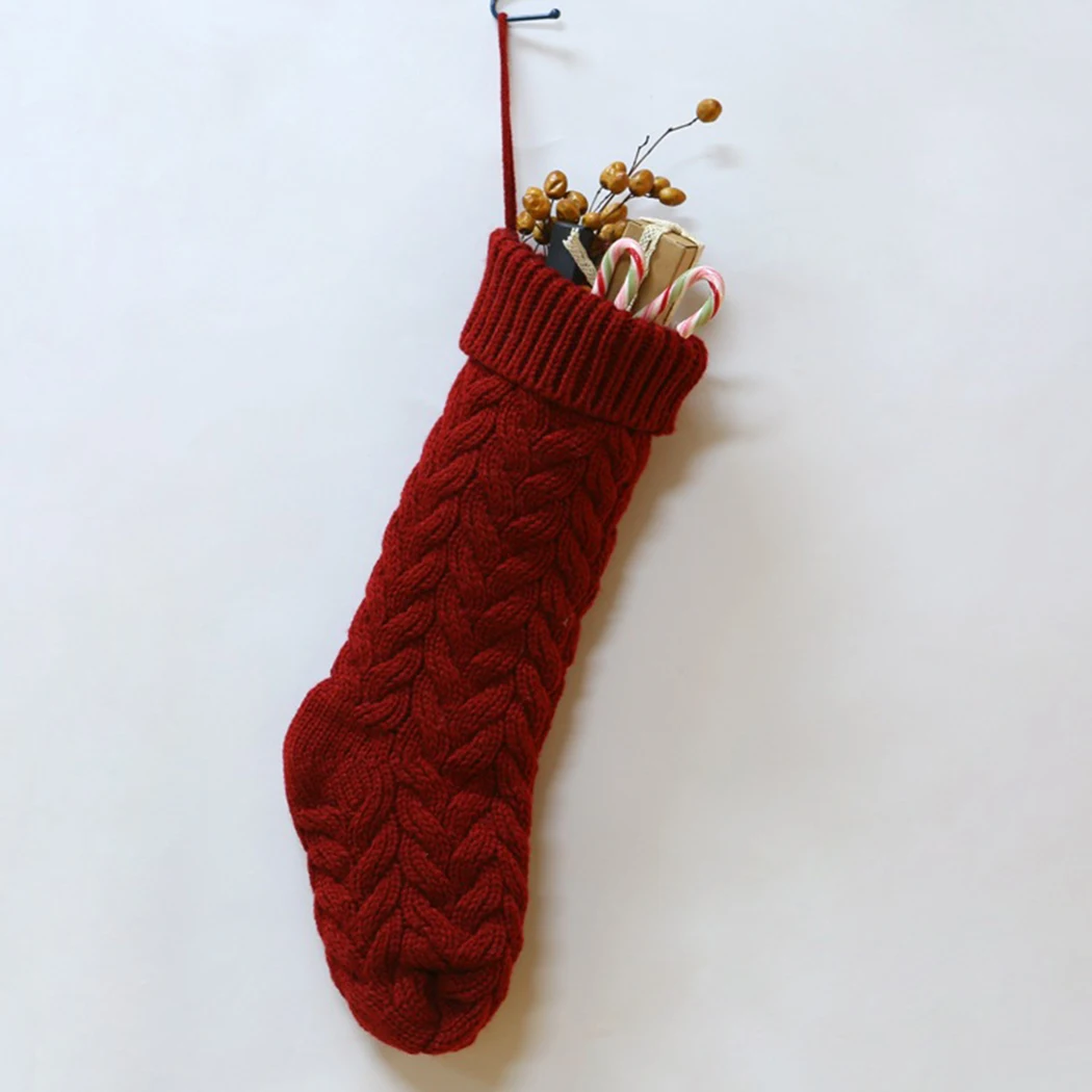 Chocolates Christmas Stockings Decorations Family Friend Gift cards Holiday Little treats 46cm Knit Large Size
Chocolates Christmas Stockings Decorations Family Friend Gift cards Holiday Little treats 46cm Knit Large Size