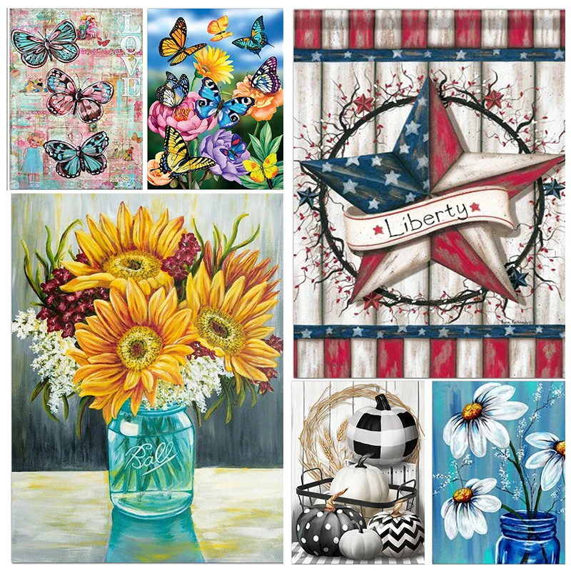 YOUQU Poster Diamond Painting Full Diamond 5D DIY Sunflower Diamond Art Mosaic Butterfly Embroidery Kit Home Decoration Gift
YOUQU Poster Diamond Painting Full Diamond 5D DIY Sunflower Diamond Art Mosaic Butterfly Embroidery Kit Home Decoration Gift