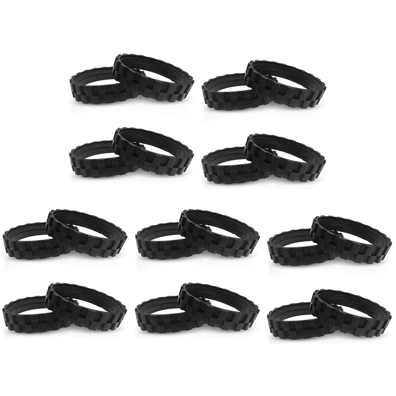 20Pcs Tire Skin For IROBOT ROOMBA Wheels Series 500, 600, 700, 800 And 900 Anti-Slip, Great Adhesion And Easy Assembly.
20Pcs Tire Skin For IROBOT ROOMBA Wheels Series 500, 600, 700, 800 And 900 Anti-Slip, Great Adhesion And Easy Assembly.