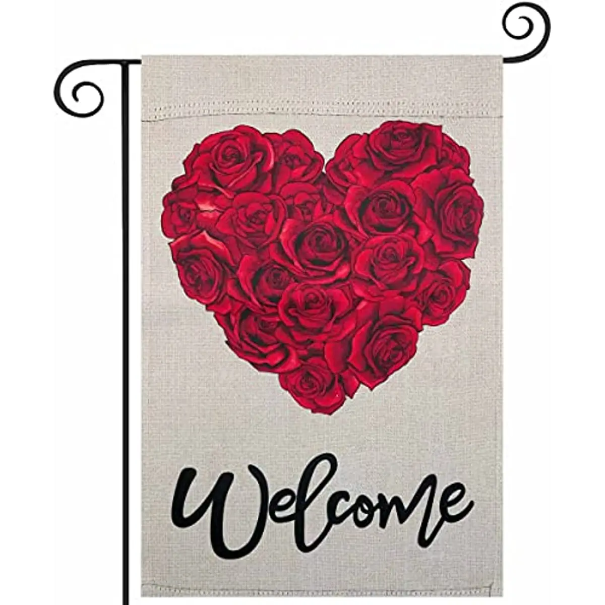 Welcome Rose Valentines Day Garden Flag 12x18 Inch Vertical Double Sided Rose Heart Yard Farmhouse Rustic Outdoor Romantic Decor
Welcome Rose Valentines Day Garden Flag 12x18 Inch Vertical Double Sided Rose Heart Yard Farmhouse Rustic Outdoor Romantic Decor