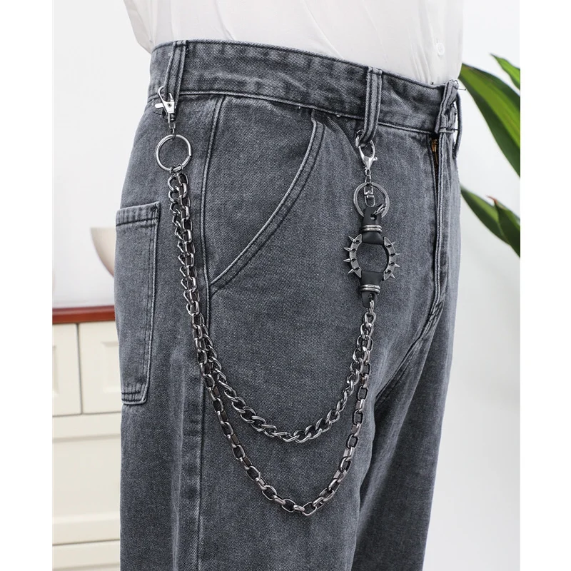 Body Fashion Hip Hop Trouser Chain Back Buckle Metal Punk Waist Chain Thin Belt Men's Women's Trouser Chain Clothing Accessorie
Body Fashion Hip Hop Trouser Chain Back Buckle Metal Punk Waist Chain Thin Belt Men's Women's Trouser Chain Clothing Accessorie
