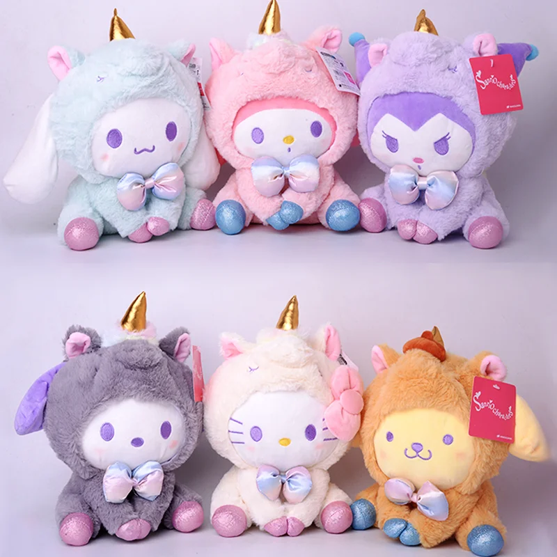 Sanrio Cute Anime Plush Doll Gifts For Children My Melody Kuromi Hello Kitty Cinnamon Unicorn Series Kawaii Plushies Gift Toys
Sanrio Cute Anime Plush Doll Gifts For Children My Melody Kuromi Hello Kitty Cinnamon Unicorn Series Kawaii Plushies Gift Toys