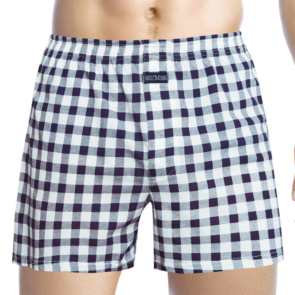 Mens Pajamas Casuale Boxer Shorts Sleepwear Male Plaid Sleep Bottoms Loungewear Man Homewear Nightwear Loose Boxer Pants
Mens Pajamas Casuale Boxer Shorts Sleepwear Male Plaid Sleep Bottoms Loungewear Man Homewear Nightwear Loose Boxer Pants