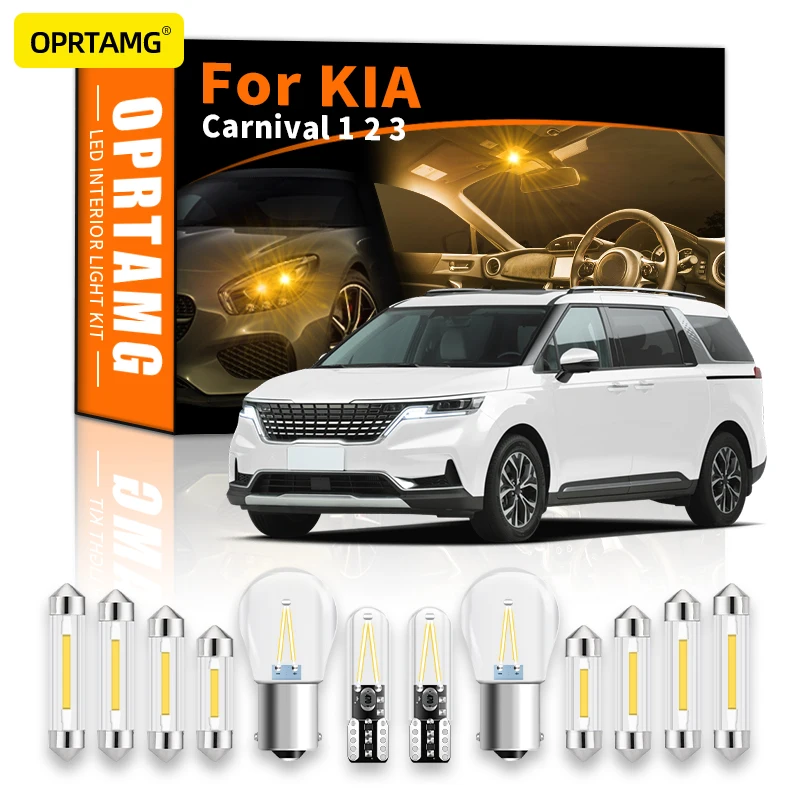 Canbus для KIA Carnival 1 2 3 2003 2004 2005-2022, Автомобильный светодиодный интерьер, купольная карта, комплект для обновления освещения багажника, аксессуар...
Canbus для KIA Carnival 1 2 3 2003 2004 2005-2022, Автомобильный светодиодный интерьер, купольная карта, комплект для обновления освещения багажника, аксессуар...