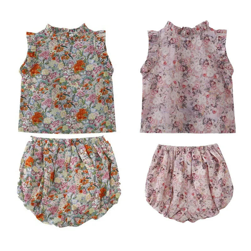 EnkeliBB Delicate Flower Print baby and Toddler Girls Vest and Bloomers Sets Summer Children Sweet Top Shorts Outfits Designer
EnkeliBB Delicate Flower Print baby and Toddler Girls Vest and Bloomers Sets Summer Children Sweet Top Shorts Outfits Designer