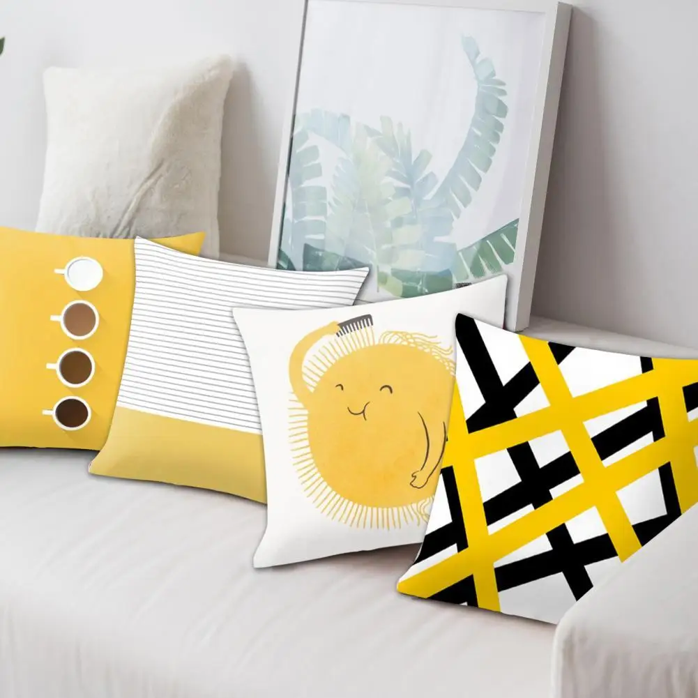 Easy Care Polyester Decorative Geometric Pattern Cushion Throw Cover for Dorm
Easy Care Polyester Decorative Geometric Pattern Cushion Throw Cover for Dorm