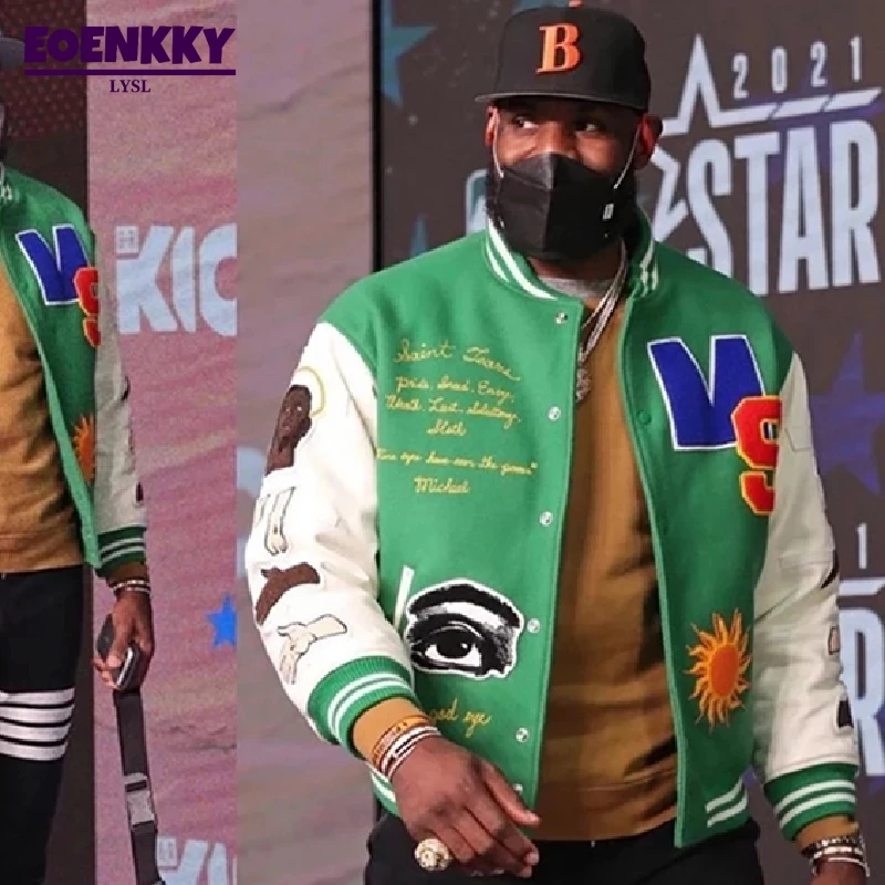 Brand Baseball Jackets Men Hip Hop Streetwear Letter Embroidery College Jacket Harajuku Oversized Patchwork Varsity Coats Couple 
Brand Baseball Jackets Men Hip Hop Streetwear Letter Embroidery College Jacket Harajuku Oversized Patchwork Varsity Coats Couple