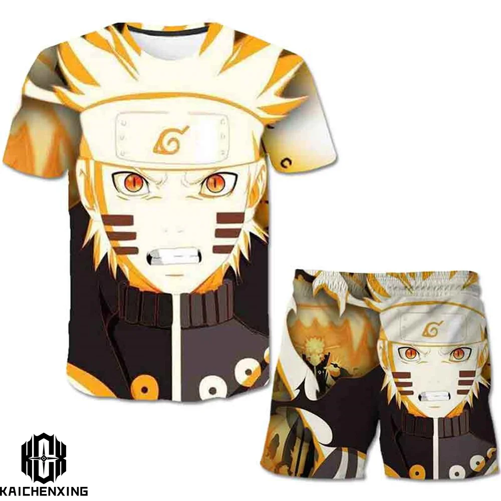Children Summer Suit 3D Print Short Sleeved Fashion Clothes 4-14 Years Baby Boys Naruto Casual Style Tops T Shirt + Pants Sets
Children Summer Suit 3D Print Short Sleeved Fashion Clothes 4-14 Years Baby Boys Naruto Casual Style Tops T Shirt + Pants Sets