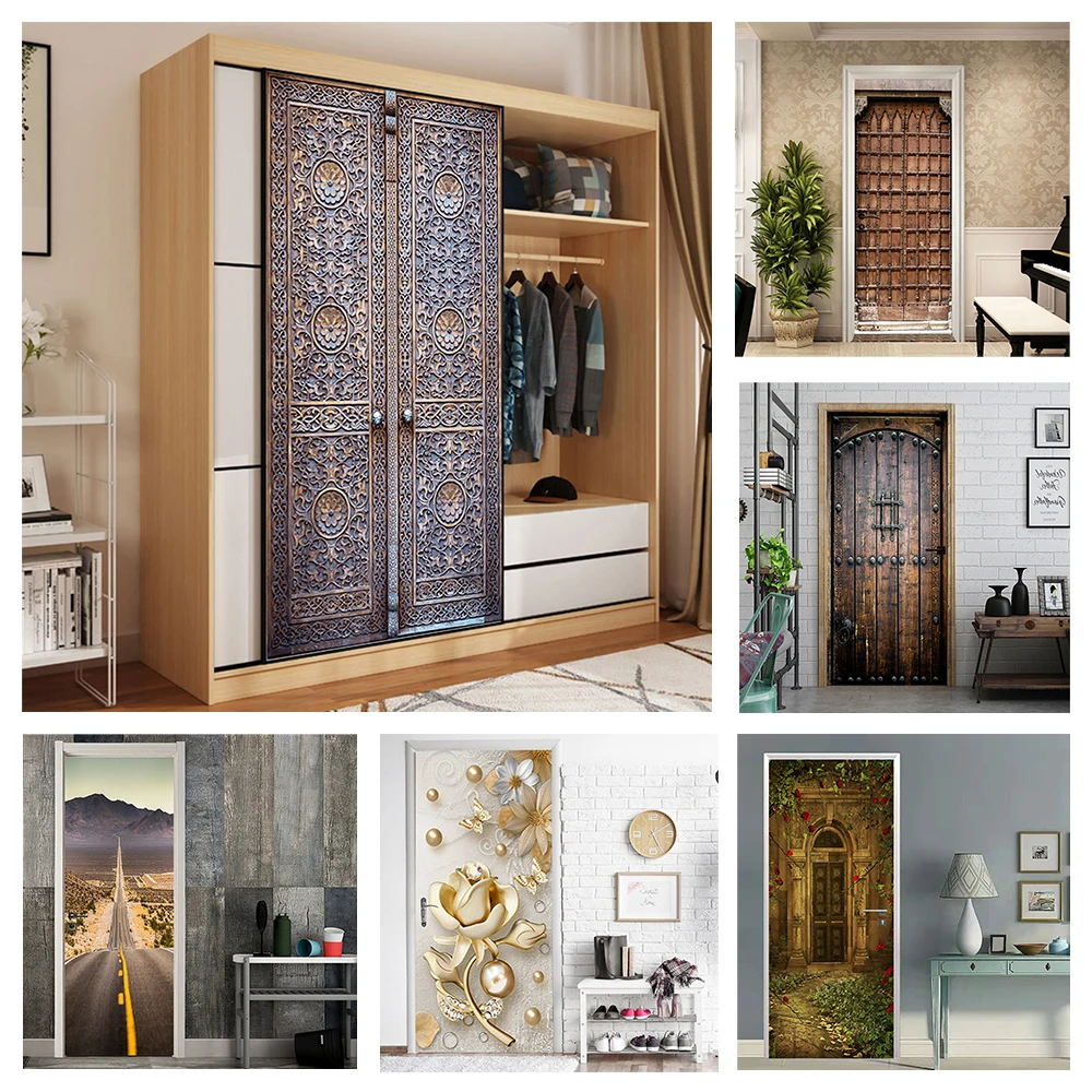 Self-adhesive Door Stickers Dusk Wooden Bridge Scenery Wallpaper Poster Cabinet Decorative Wall Sticker for Bedroom Living Room
Self-adhesive Door Stickers Dusk Wooden Bridge Scenery Wallpaper Poster Cabinet Decorative Wall Sticker for Bedroom Living Room