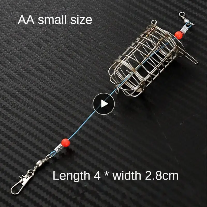 Nest Cage Small Silver Gray Bait Cage Stainless Steel Goods For Fishing Fishing Bait Cage Fishing Gear Basket Nest Cage 4 Size
Nest Cage Small Silver Gray Bait Cage Stainless Steel Goods For Fishing Fishing Bait Cage Fishing Gear Basket Nest Cage 4 Size