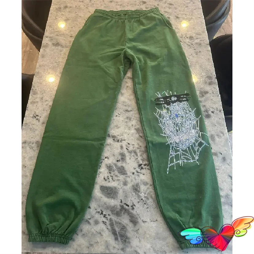 Hunter Green Sp5der Web Sweatpants 2023 Men Women High Quality Young Thug Spider Pants Hip Hop Graphic Print 555555 Trousers
Hunter Green Sp5der Web Sweatpants 2023 Men Women High Quality Young Thug Spider Pants Hip Hop Graphic Print 555555 Trousers