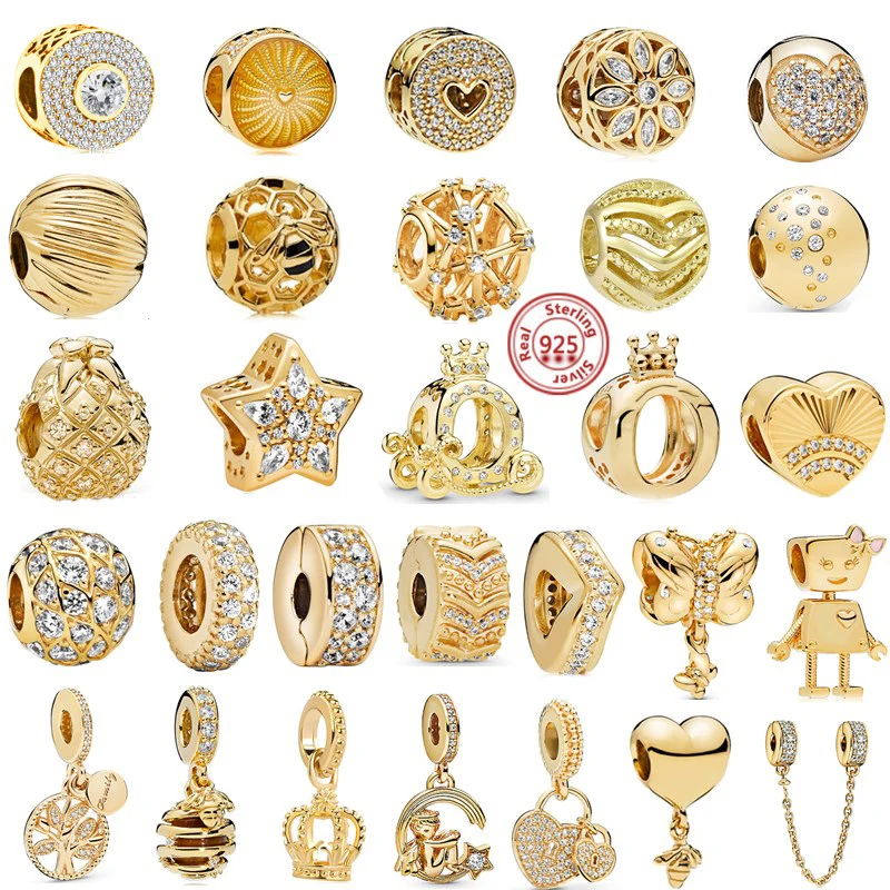 925 Sterling Silver Gold Charm Sparkling Strawberry Safety Chain Fit Original Pandora charms S925 Bracelet DIY Women Jewelry
925 Sterling Silver Gold Charm Sparkling Strawberry Safety Chain Fit Original Pandora charms S925 Bracelet DIY Women Jewelry