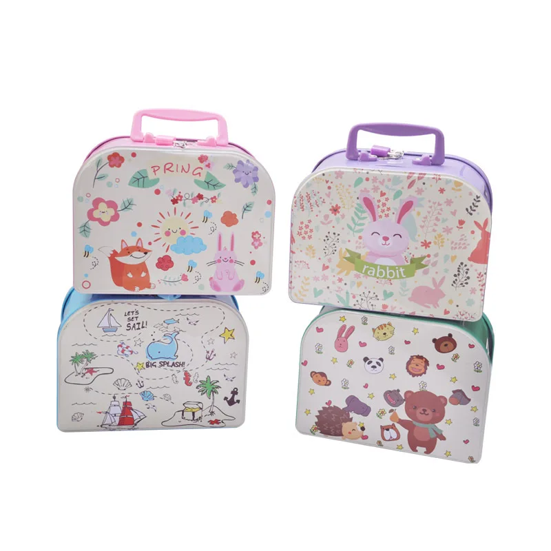 Large Cartoon Animal Suitcase Money Box Tinplate Coin Storage Box Creative Portable Piggy Bank With Lock Children Birthday Gifts
Large Cartoon Animal Suitcase Money Box Tinplate Coin Storage Box Creative Portable Piggy Bank With Lock Children Birthday Gifts