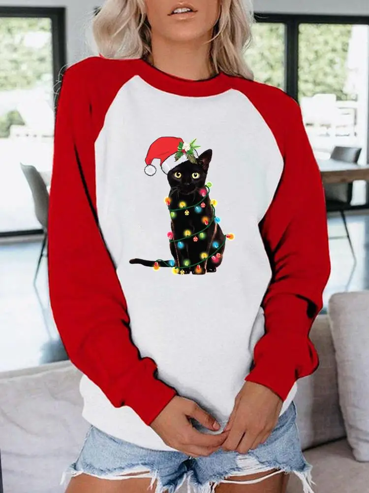 Женская футболка в стиле 90-х с принтом в виде кота 
Женская футболка в стиле 90-х с принтом в виде кота