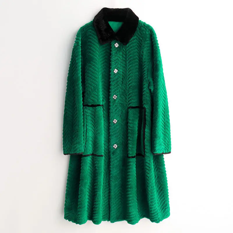 Зимнее новое пальто из золотистого меха норки, длинное пальто из искусственной норки для защиты окружающей среды, Женское пальто 2023
Зимнее новое пальто из золотистого меха норки, длинное пальто из искусственной норки для защиты окружающей среды, Женское пальто 2023