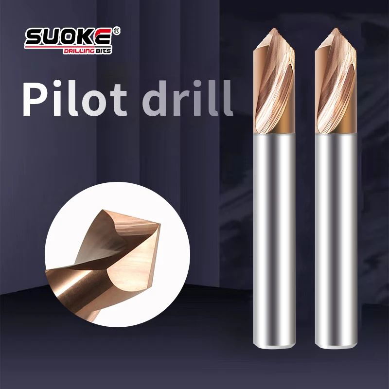 SUOKE Carbide Milling Cutter Solid Polit Drill 90 Degree Spot Drill Stub Starting Location Center Bit Hole Chamfer Machine CNC
SUOKE Carbide Milling Cutter Solid Polit Drill 90 Degree Spot Drill Stub Starting Location Center Bit Hole Chamfer Machine CNC