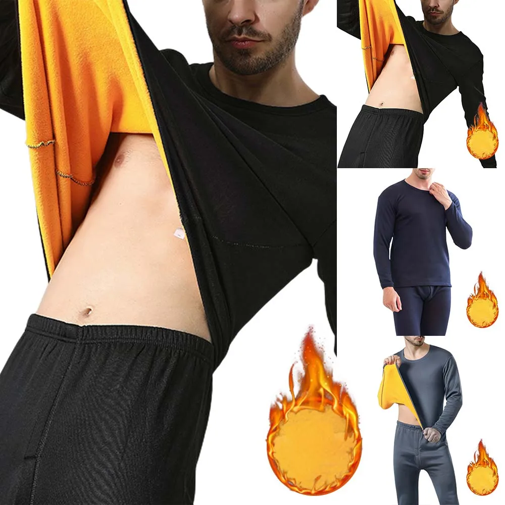 Mens Fleece Lined Thermal Long Johns Ski Underwear Suit Men Plush Thicken Household Clothing Autumn Winter Thermal Underwear
Mens Fleece Lined Thermal Long Johns Ski Underwear Suit Men Plush Thicken Household Clothing Autumn Winter Thermal Underwear