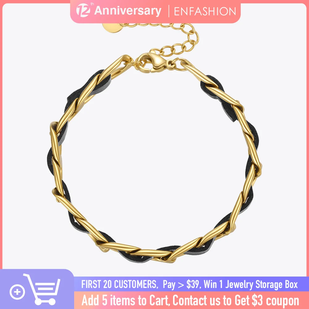 ENFASHION Manual Dark Knit Bracelet For Women Gold Color Chain Bracelets 2021 Stainless Steel Pulseras Fashion Jewelry B212237
ENFASHION Manual Dark Knit Bracelet For Women Gold Color Chain Bracelets 2021 Stainless Steel Pulseras Fashion Jewelry B212237
