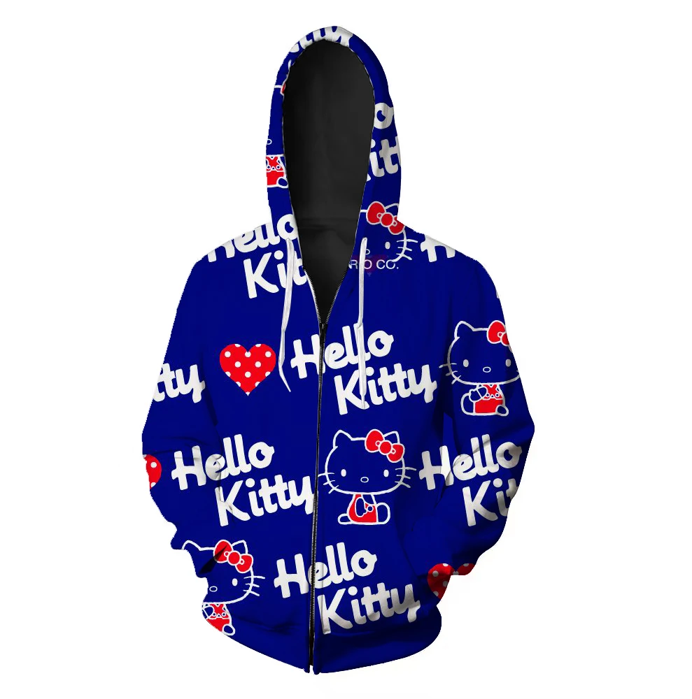 Fall Ladies Hoodie Cute Pink Fashion Street Hoodie 3D Print Kawaii Zip Hoodie Hello Kitty Pattern Plus Size Hoodie
Fall Ladies Hoodie Cute Pink Fashion Street Hoodie 3D Print Kawaii Zip Hoodie Hello Kitty Pattern Plus Size Hoodie