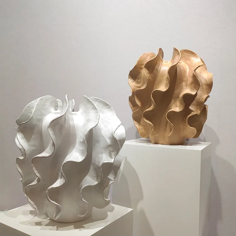 Wavy Resin Petal Apparatus Pattern Pots Vases Flower Abstract Handicraft Accessories Resin Vase Decoration Bud Home Shape
Wavy Resin Petal Apparatus Pattern Pots Vases Flower Abstract Handicraft Accessories Resin Vase Decoration Bud Home Shape