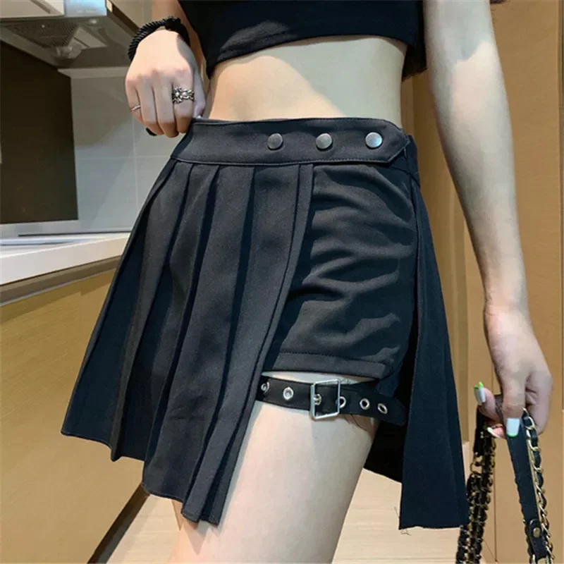 Women's High-waisted A-line Fashion Style Buttock Bag Versatile Checkered Irregular Skirt 2023 Spring and Summer Pleated Skirt
Women's High-waisted A-line Fashion Style Buttock Bag Versatile Checkered Irregular Skirt 2023 Spring and Summer Pleated Skirt