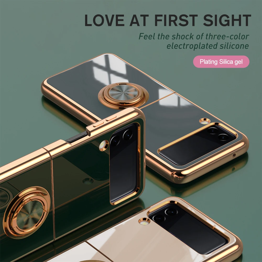 Zflip4 Case Luxury Plating Gold Frame TPU Soft Back Cover For Samsung Galaxy Z Flip4 Flip 4 5G Magnet Stand Ring Shockpoof Coque
Zflip4 Case Luxury Plating Gold Frame TPU Soft Back Cover For Samsung Galaxy Z Flip4 Flip 4 5G Magnet Stand Ring Shockpoof Coque
