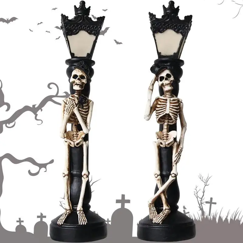

Женская череп, статуя тыквы, фонарь для Хэллоуина с черепом и тыквой, дизайнерская портативная тыква, телескопическая тыква, фонарь