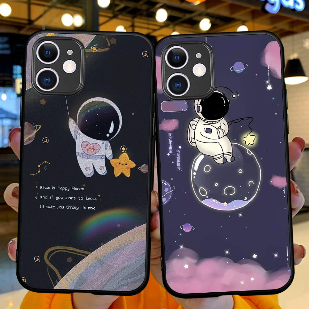 Cartoon Cute Space Astronaut Funda for IPhone 11 12 13 Mini 11 Pro X XS Max XR 6 7 8 Plus SE Phone Case Soft Silicone Tpu Cover
Cartoon Cute Space Astronaut Funda for IPhone 11 12 13 Mini 11 Pro X XS Max XR 6 7 8 Plus SE Phone Case Soft Silicone Tpu Cover