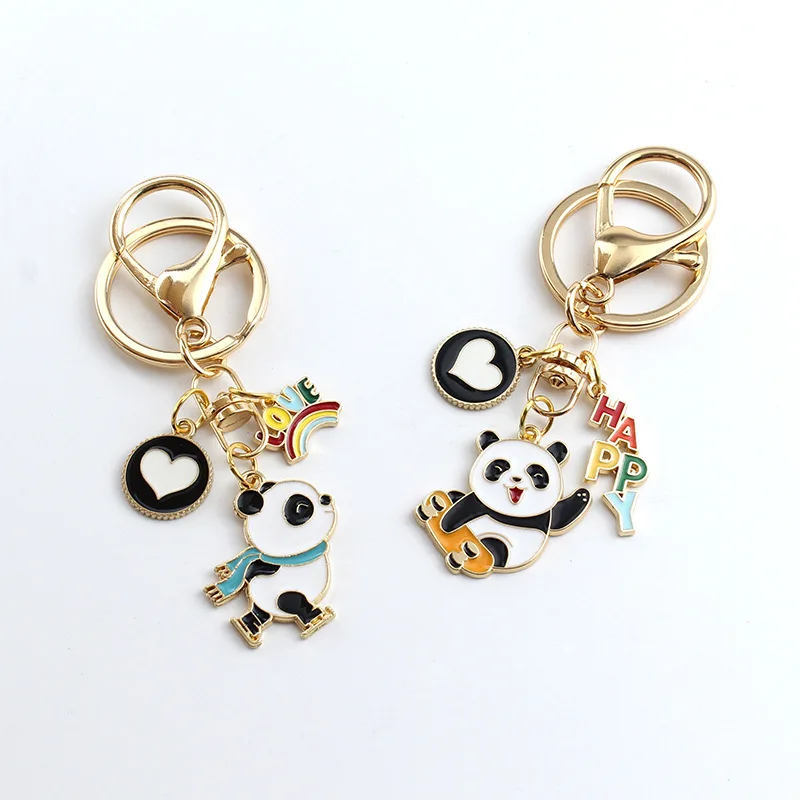 Cartoon Sports Panda Dripping Oil Alloy Key Chain, Personalized Creative Key Pendant Bag Car Accessories
Cartoon Sports Panda Dripping Oil Alloy Key Chain, Personalized Creative Key Pendant Bag Car Accessories