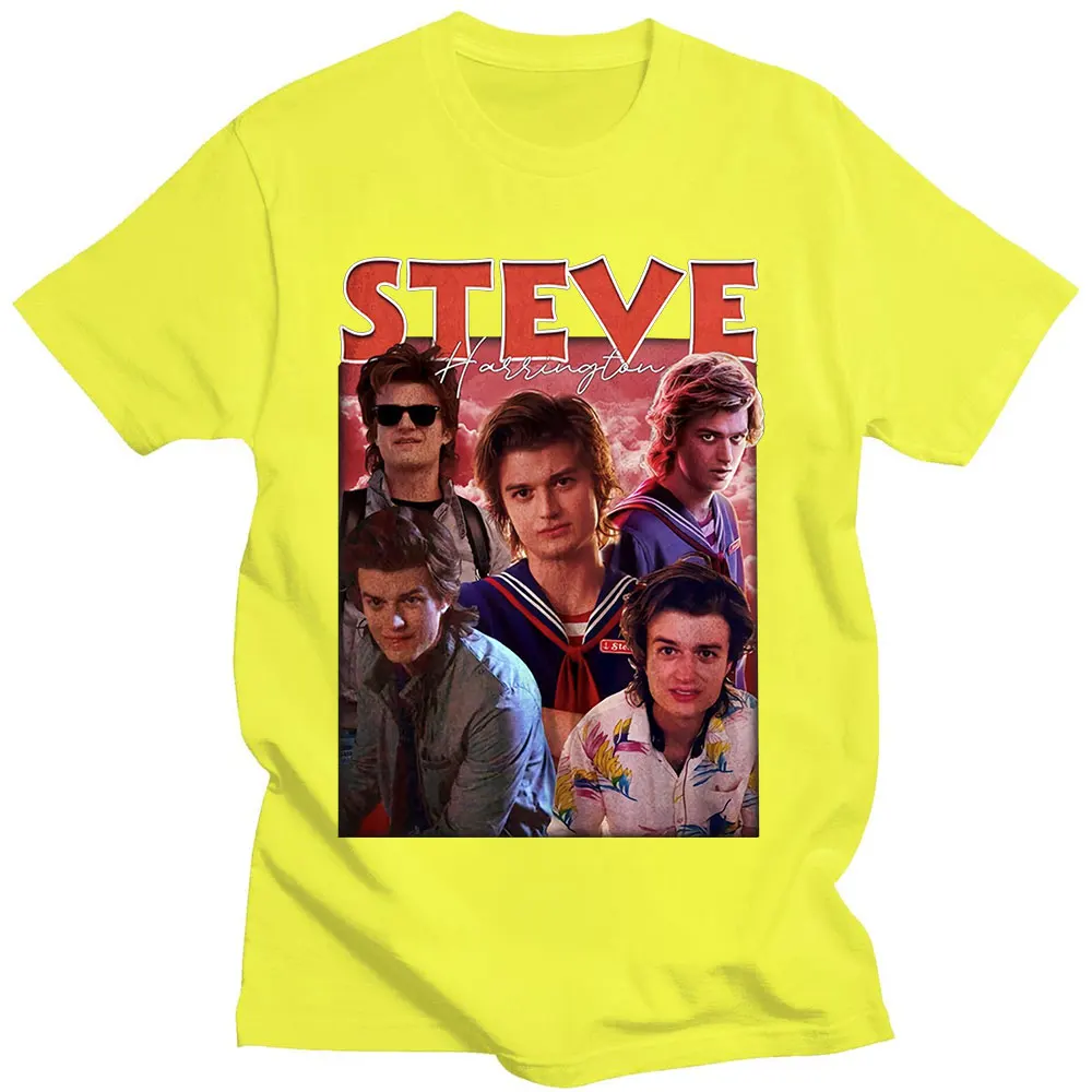 Stranger Things Steve Harrington Graphics Print T-shirts Men's Casual Short Sleeve Oversize T Shirt Harajuku Streetwear Unisex
Stranger Things Steve Harrington Graphics Print T-shirts Men's Casual Short Sleeve Oversize T Shirt Harajuku Streetwear Unisex