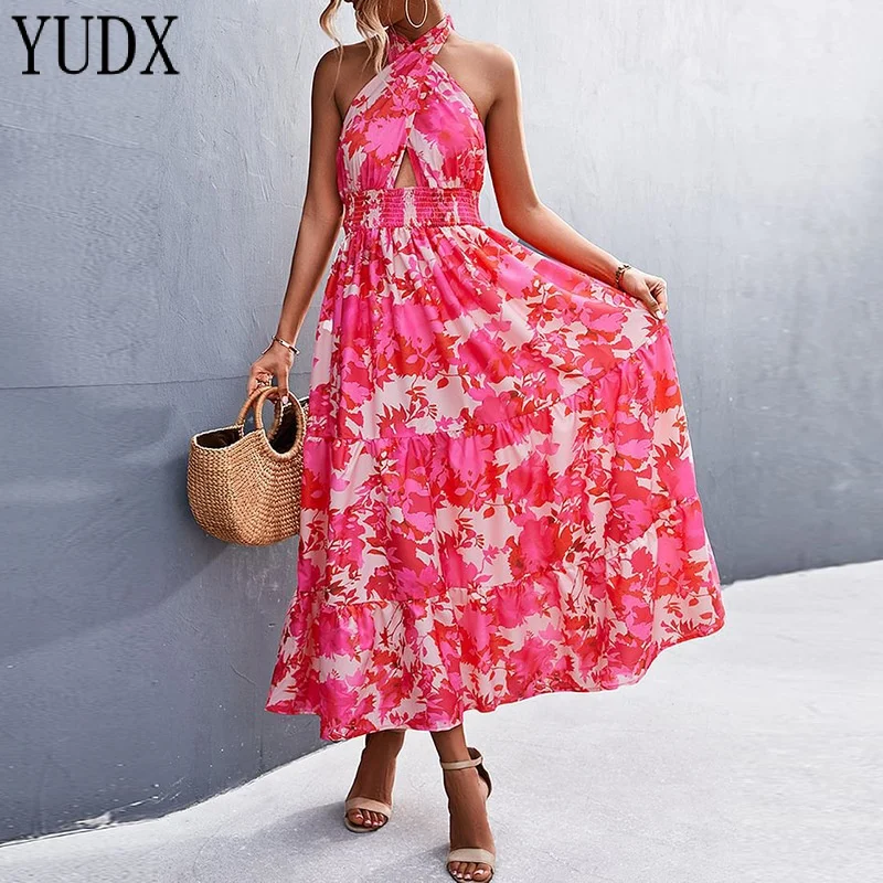 Новое летнее женское плиссированное платье в европейском и американском стиле с высокой талией и перекрестным воротником
Новое летнее женское плиссированное платье в европейском и американском стиле с высокой талией и перекрестным воротником