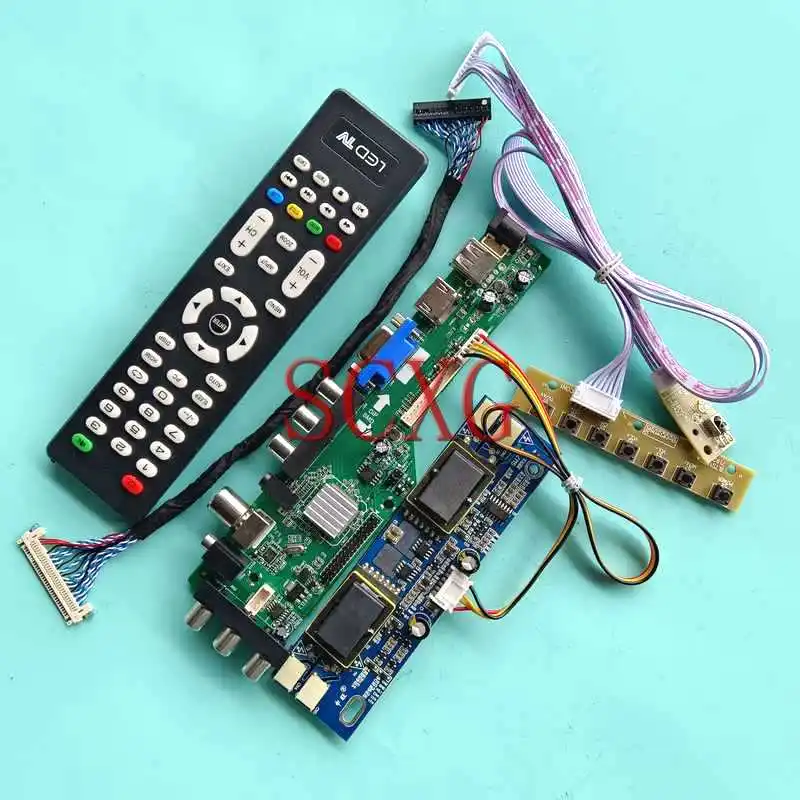 Плата драйвера цифрового ЖК-монитора для LM190WX1 LTM190M2 DVB USB HDMI-совместимый VGA AV RF 1440*900 LVDS 30 Pin DIY Kit 4-CCFL 19"
Плата драйвера цифрового ЖК-монитора для LM190WX1 LTM190M2 DVB USB HDMI-совместимый VGA AV RF 1440*900 LVDS 30 Pin DIY Kit 4-CCFL 19"