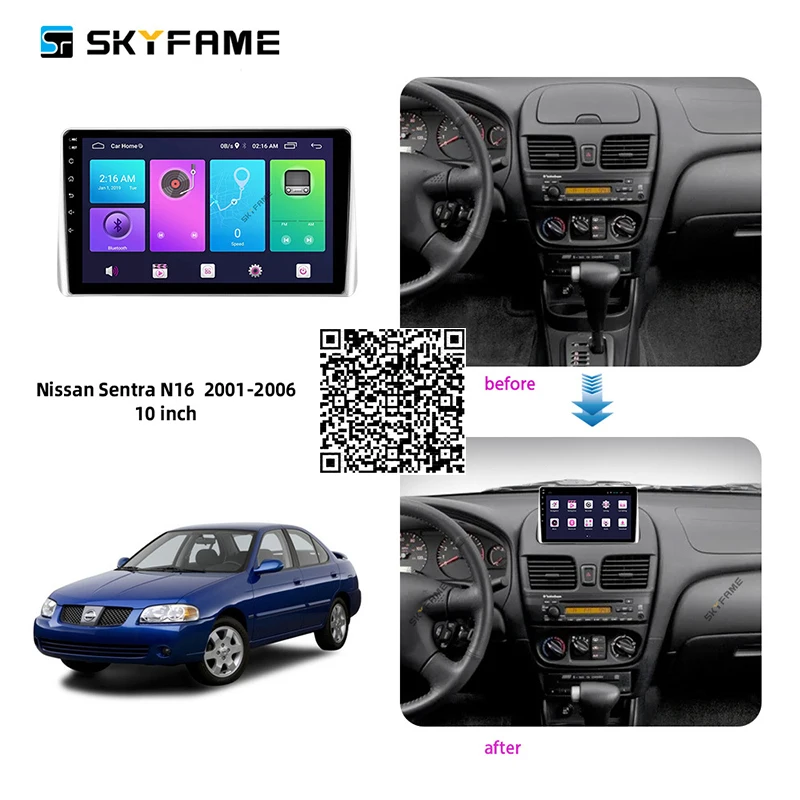 Для Nissan Sentra B15 B16 2001-2006 автомобильное радио стерео Android мультимедийная система gps-навигация, dvd-плеер
Для Nissan Sentra B15 B16 2001-2006 автомобильное радио стерео Android мультимедийная система gps-навигация, dvd-плеер