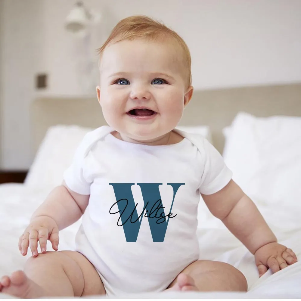 Baby Boy Personalized Name Bodysuit Newborn Jumpsuit Custom Initial and Name Clothes Baby Pregnancy Announcement Bath Gifts
Baby Boy Personalized Name Bodysuit Newborn Jumpsuit Custom Initial and Name Clothes Baby Pregnancy Announcement Bath Gifts