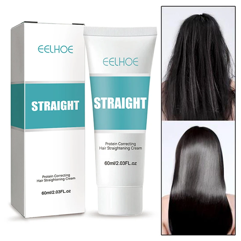 60ml Keratin Protein Correcting Hair Straightening Cream Curly Hair Repair Treatment Nourishing Soften Not Hurt Hair Care
60ml Keratin Protein Correcting Hair Straightening Cream Curly Hair Repair Treatment Nourishing Soften Not Hurt Hair Care