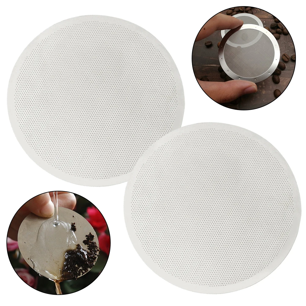 2pc Ultra Thin Filter Disc 61mm Stainless Steel Disc Metal Reusable Filter For Aeropress Coffee Maker Kitchen Coffee Accessories
2pc Ultra Thin Filter Disc 61mm Stainless Steel Disc Metal Reusable Filter For Aeropress Coffee Maker Kitchen Coffee Accessories