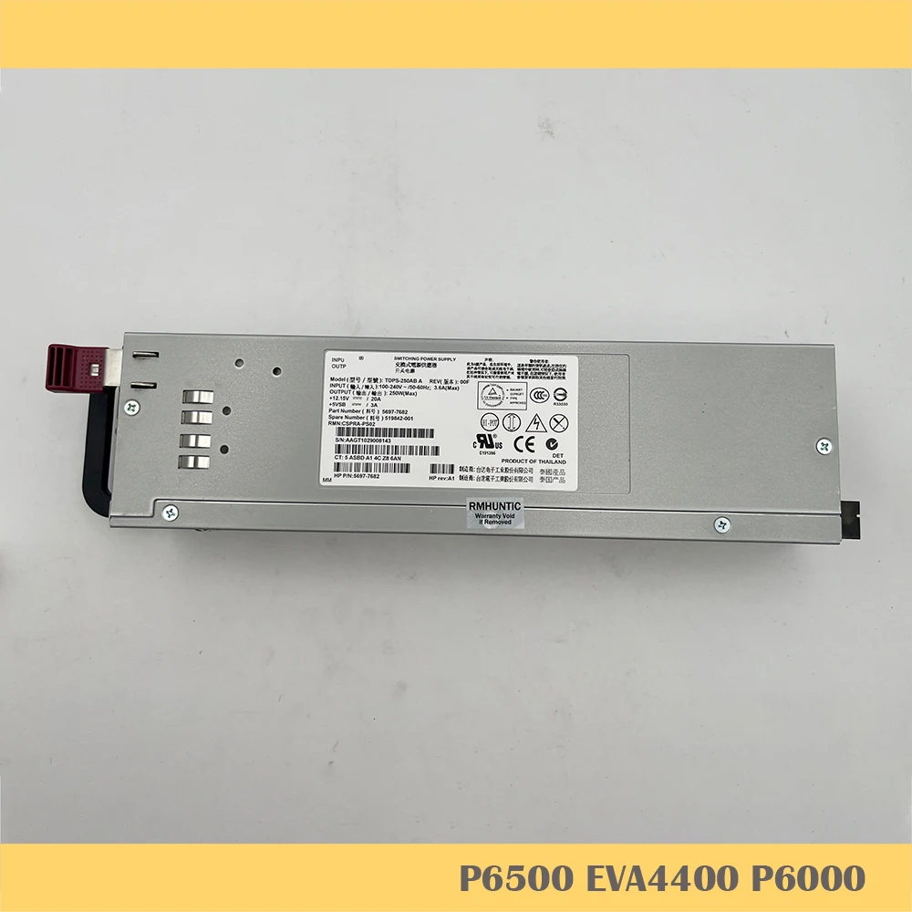 Original 519842-001 5697-7682 TDPS-250AB A For HP P6500 EVA4400 P6000 Power Supply 250W Will Fully Test Before Shipping
Original 519842-001 5697-7682 TDPS-250AB A For HP P6500 EVA4400 P6000 Power Supply 250W Will Fully Test Before Shipping