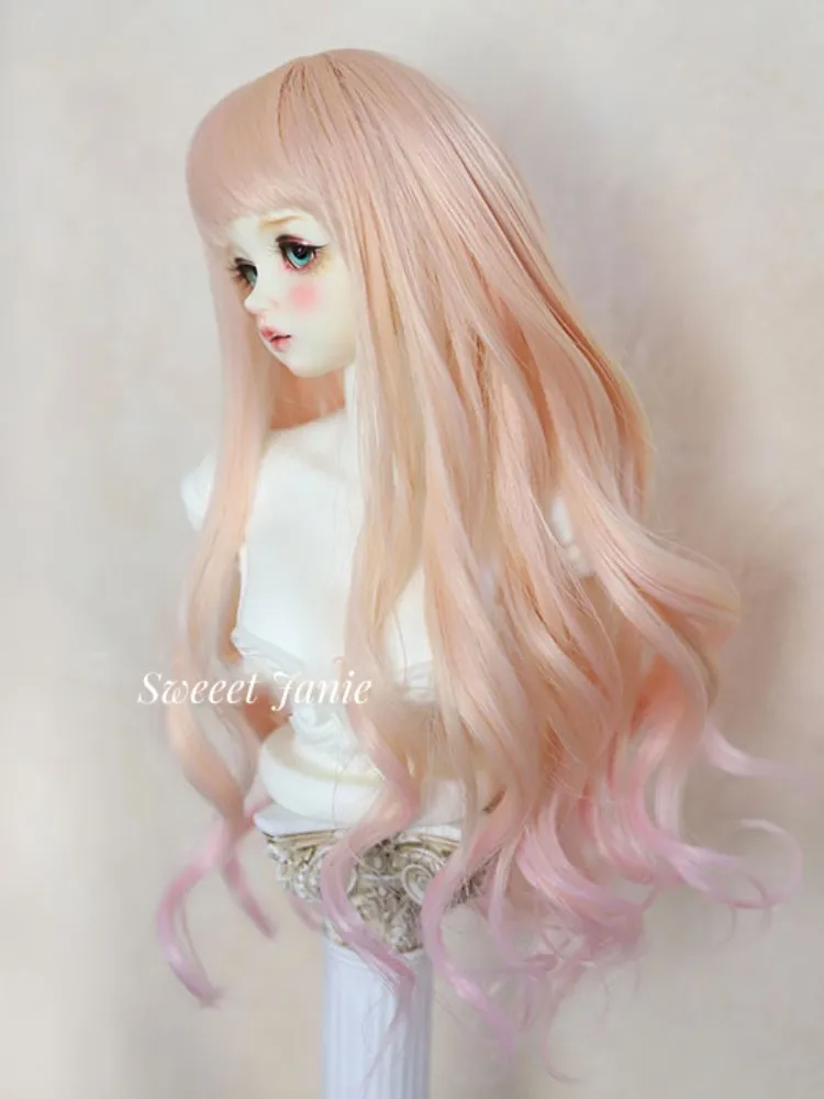 BJD Wigs High Temperature Wavy Curly Hair for 1/3 1/4 1/6 BJD SD MSD YOSD Gradual Pink Wigs Doll Accessories Girls DIY Toys
BJD Wigs High Temperature Wavy Curly Hair for 1/3 1/4 1/6 BJD SD MSD YOSD Gradual Pink Wigs Doll Accessories Girls DIY Toys