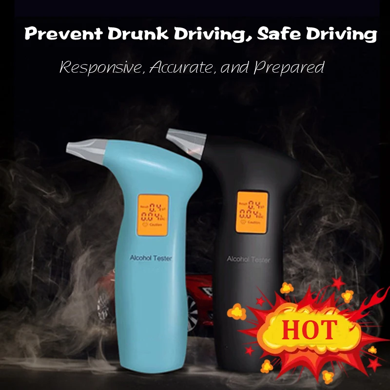 2022 New LCD Display Digital Alcohol Tester with 4pcs Mouthpieces Police Alert Breath Alcohol Tester Device Breathalyz Analyzer
2022 New LCD Display Digital Alcohol Tester with 4pcs Mouthpieces Police Alert Breath Alcohol Tester Device Breathalyz Analyzer