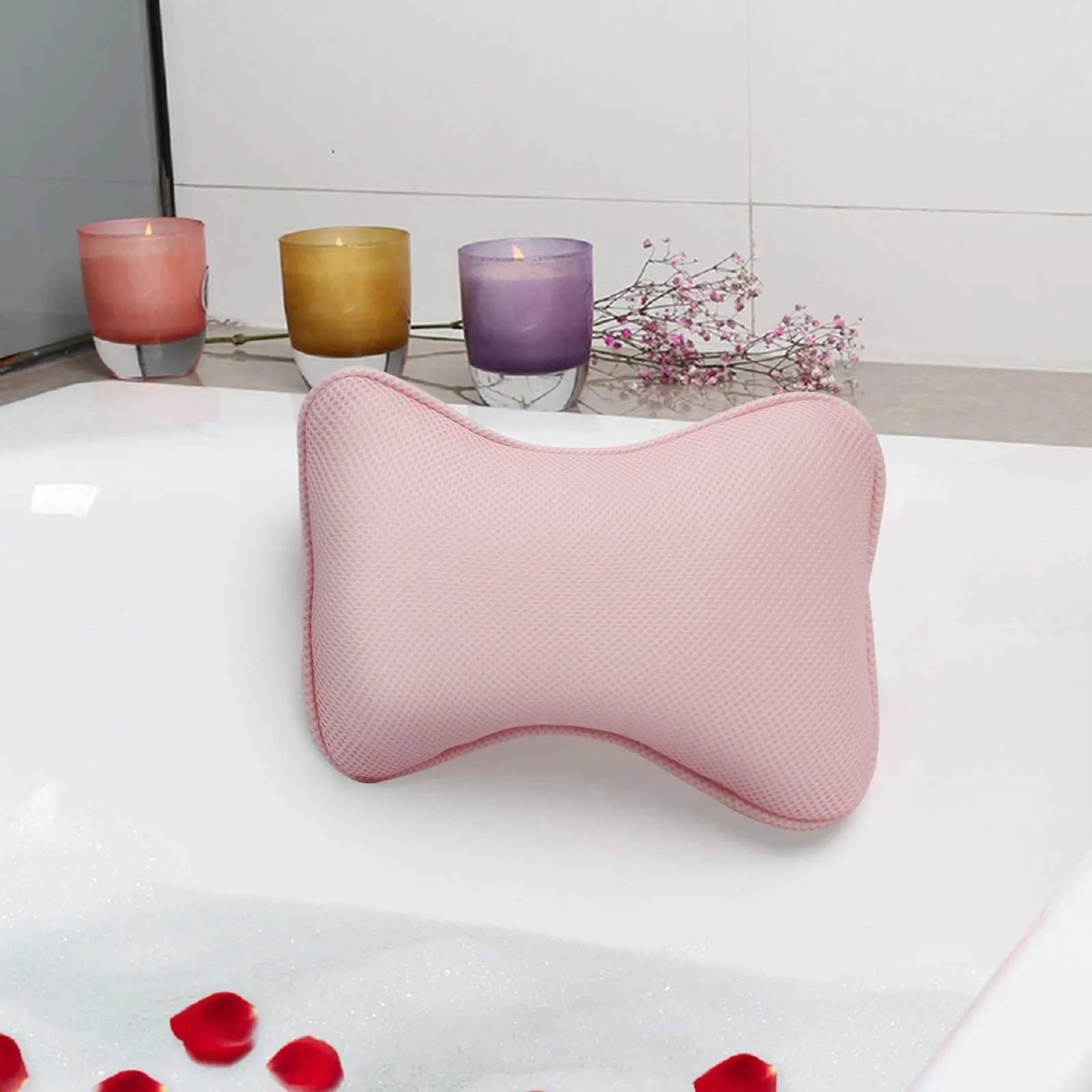 Head Rest Pillow Non-slip Cushioned Bath Tub Spa Pillow 3D Mesh Spa Bathtub with Suction Cups for Neck Back Bathroom Supply
Head Rest Pillow Non-slip Cushioned Bath Tub Spa Pillow 3D Mesh Spa Bathtub with Suction Cups for Neck Back Bathroom Supply