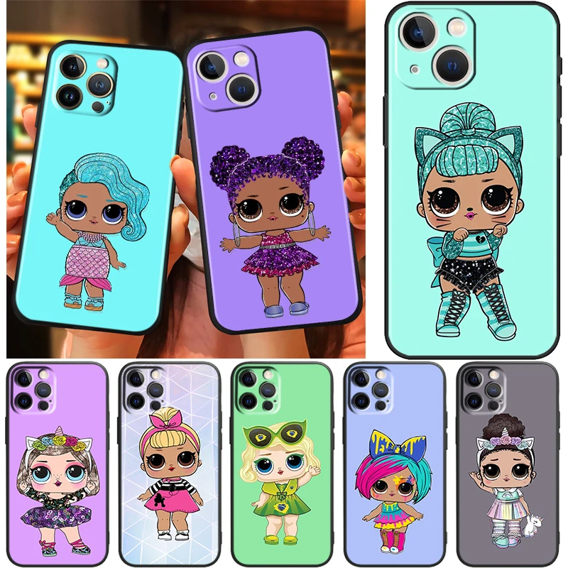 Girl LOL Surprise Doll For Apple iPhone 13 12 11 Pro Max Mini XS Max X XR 6 7 8 Plus 5S SE2020 Soft Black Phone Case Capa Cover 
Girl LOL Surprise Doll For Apple iPhone 13 12 11 Pro Max Mini XS Max X XR 6 7 8 Plus 5S SE2020 Soft Black Phone Case Capa Cover