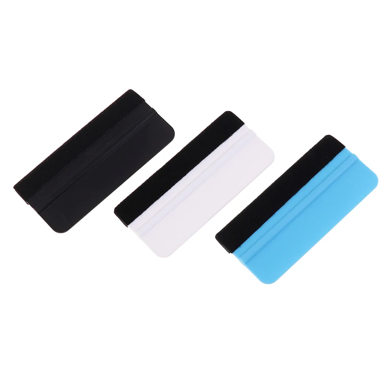 

1Pcs mini Squeegee Felt Edge Scraper Plastic Soft Wrap Wrapping Spatula Tool Car Decals Viny Wrapping and Tint Tools Pro