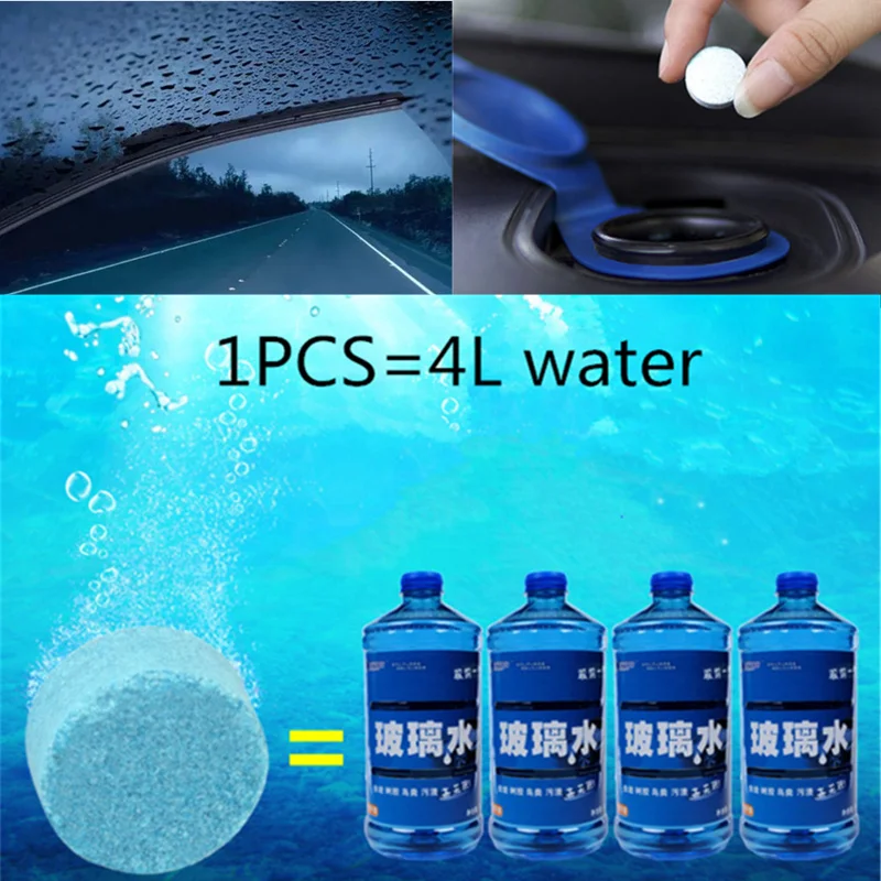 

6PCS Car Solid Wiper Fine Car Windshield Glass Cleaner for Toyota Camry Highlander RAV4 C-HR Crown Reiz Corolla Vios Yaris L